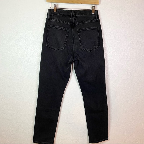 NWT Good American Jeans Good Classic in Black114 6/28 - Picture 10 of 14